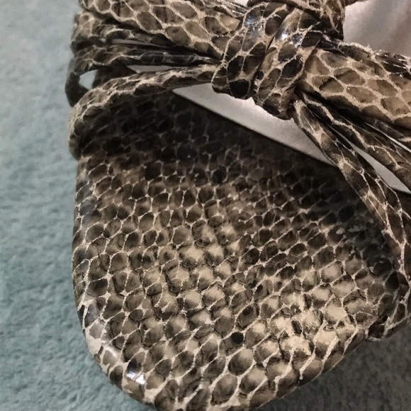 Jessica Simpson Strappy Python Heels - Picture 6 of 7